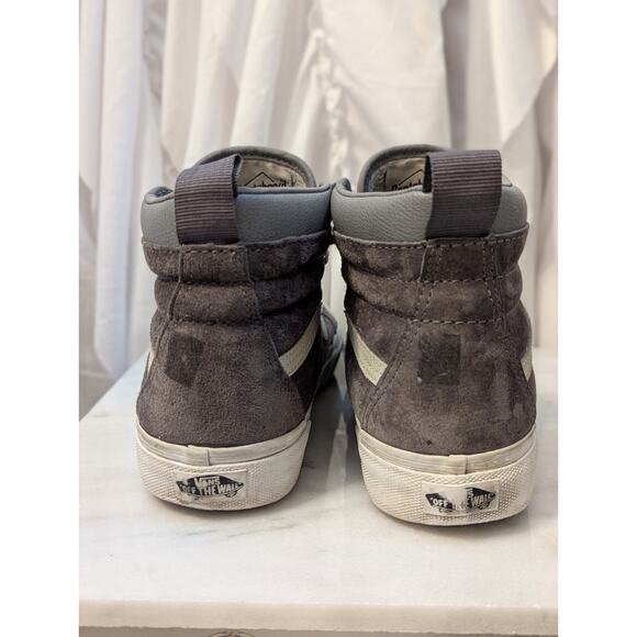 Vans Suede High Top Scotchgard (Rabbit/Frost Gray) Size Mens 6.5 Womens 8 UK 5.5 - Picture 10 of 10